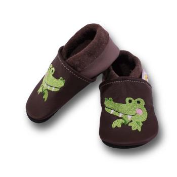 Krabbelschuhe freundliches Krokodil